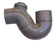 Sifón turco horizontal